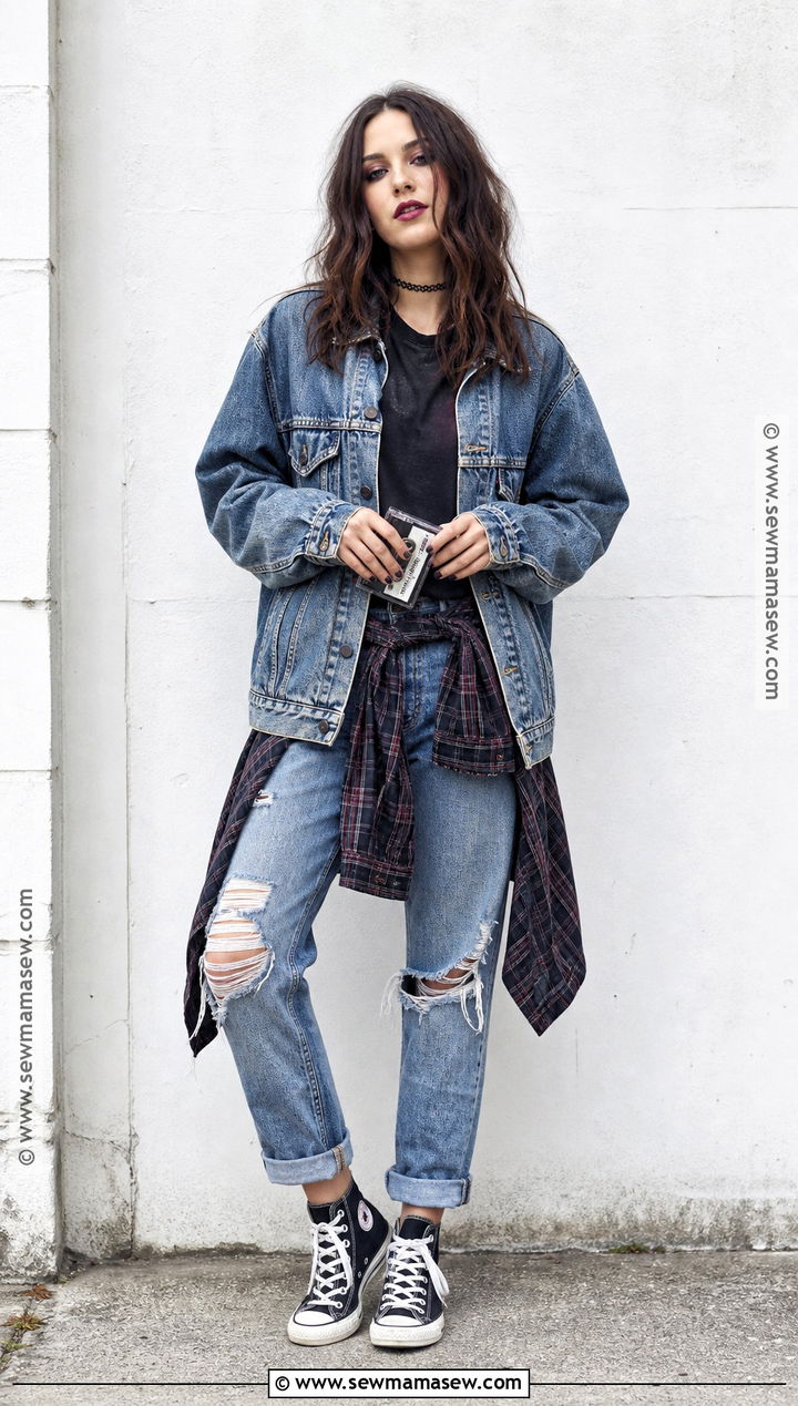 1990s Grunge Costume With Flannel - 30 costume ideas last minute