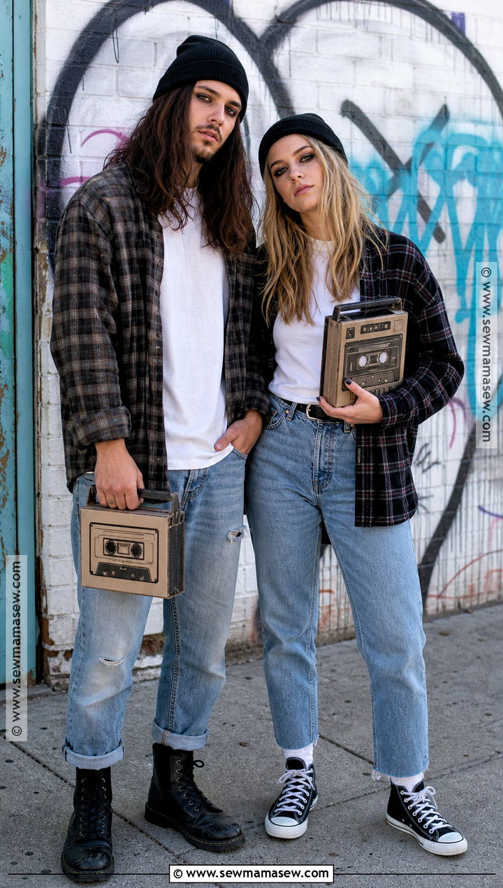 1990s Grunge Couple Costume - 40 last minute couples costumes
