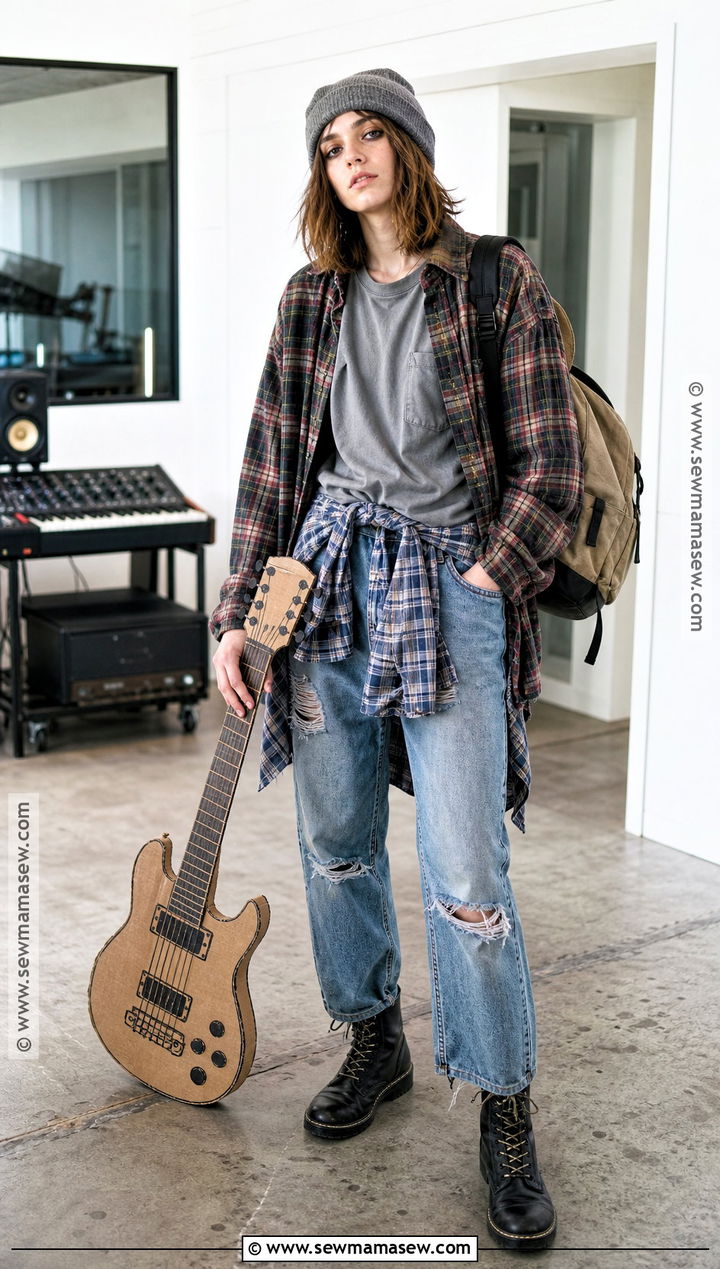 1990s Grunge Musician Costume - 35 vintage halloween costume ideas