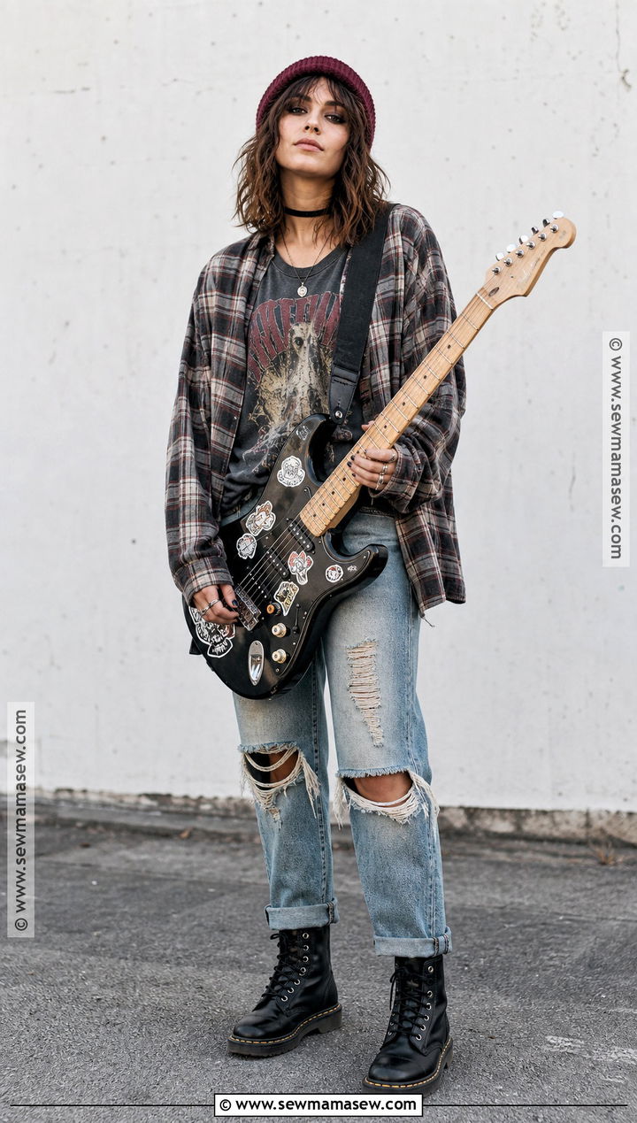 1990s Grunge Rockstar Costume - 30 Rockstar Costume Ideas for Women