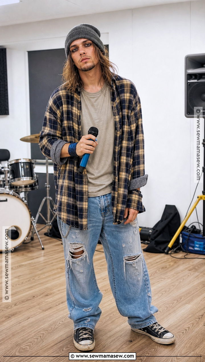 1990s Grunge Singer Costume - 45 male halloween costumes