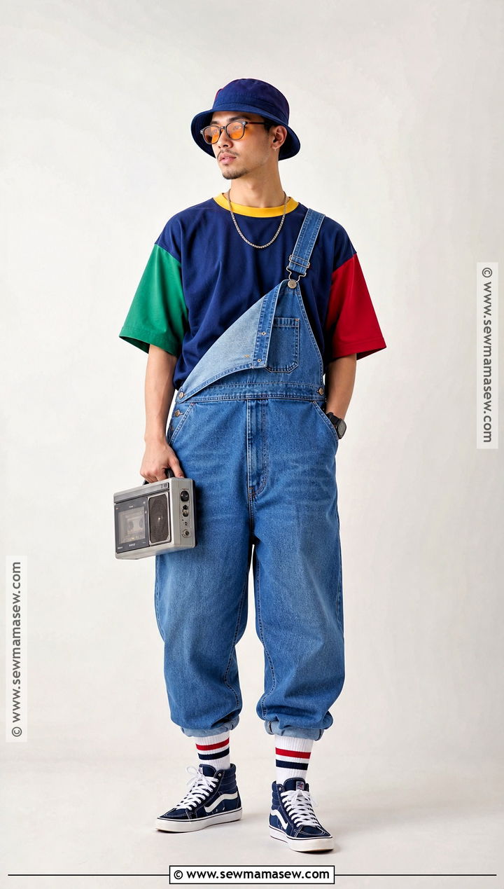 1990s Hip Hop Overall Costume - 30 overall costume ideas