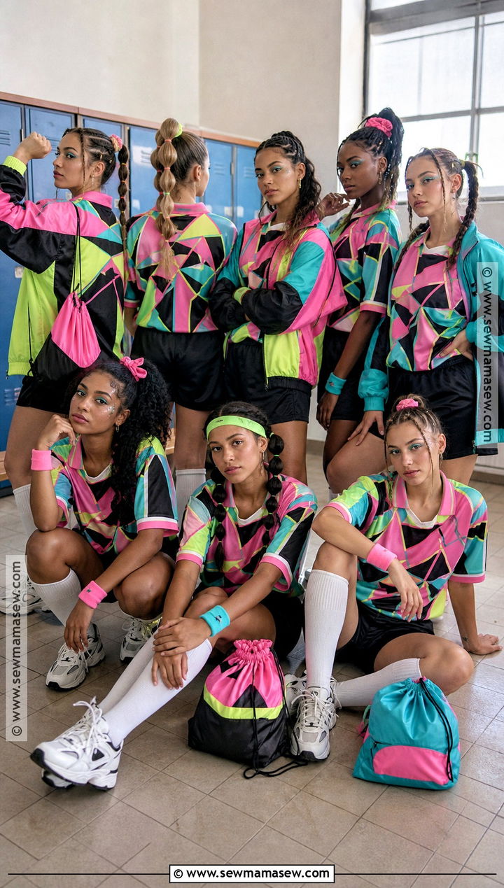 1990s Neon Soccer Team Costume - 30 Soccer Team Halloween Costumes