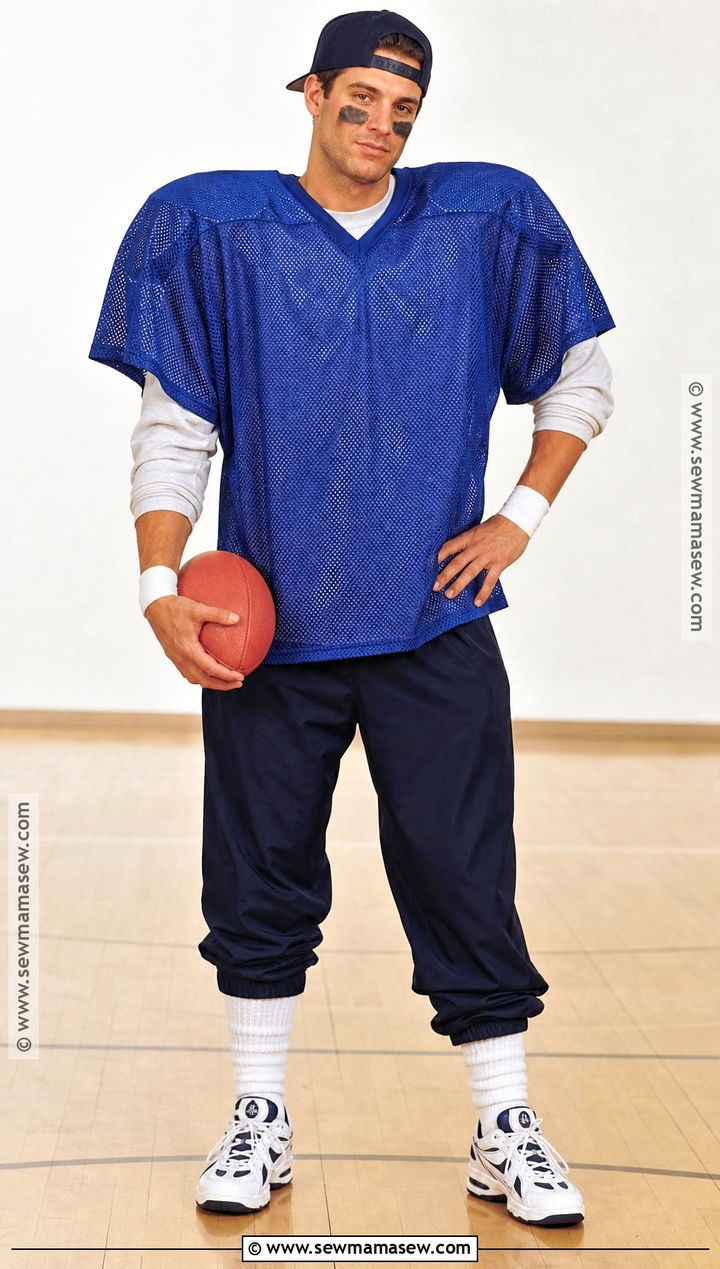 1990s Oversized Football Player Costume - 35 football player costume ideas