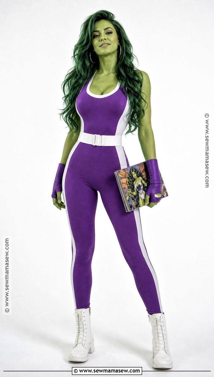 1990s She Hulk Unitard Costume - 30 she hulk costume ideas