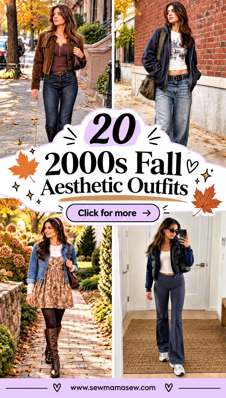 20 2000s Fall Aesthetic Outfits for Cozy Nostalgic Weekends - 20 2000s Fall Aesthetic Outfits for Cozy, Nostalgic Weekends