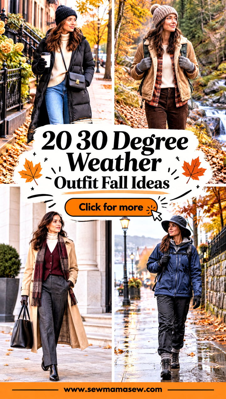 20 30 Degree Weather Outfit Fall Ideas for Cozy Cold Days - 20 30 Degree Weather Outfit Fall Ideas for Cozy Cold Days