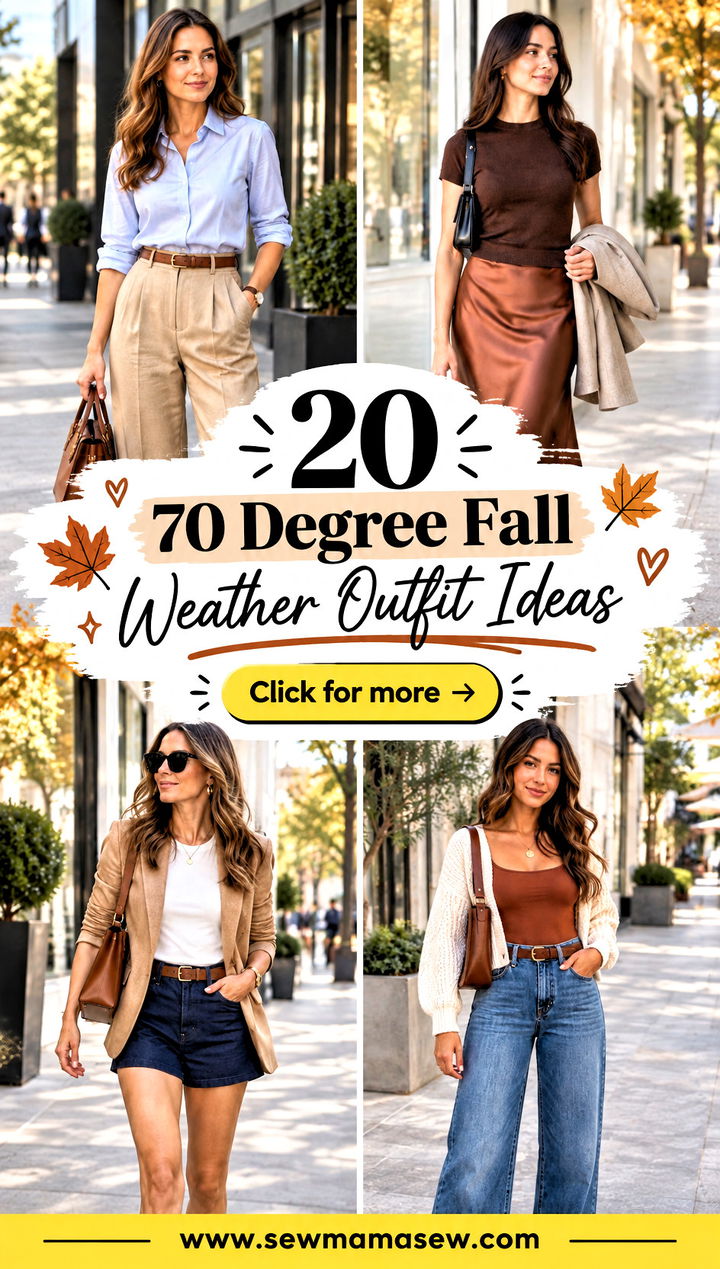 20 70 Degree Fall Weather Outfit Ideas for Easy Chic Days - 20 70 Degree Fall Weather Outfit Ideas for Easy, Chic Days