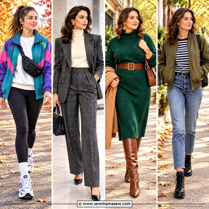 20 80s Fall Outfits for Cozy Days With Bold Vintage Flair