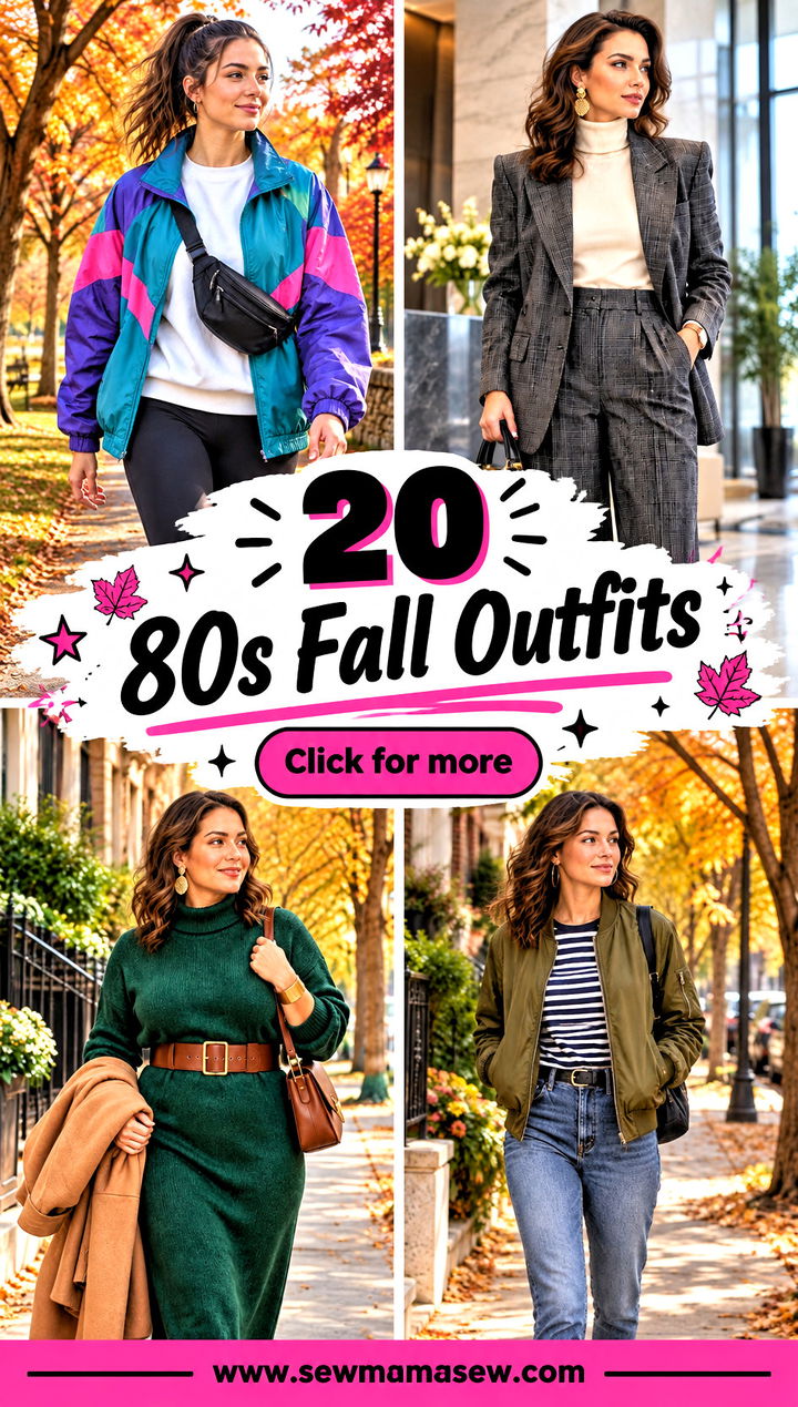 20 80s Fall Outfits for Cozy Days With Bold Vintage Flair - 20 80s Fall Outfits for Cozy Days With Bold Vintage Flair