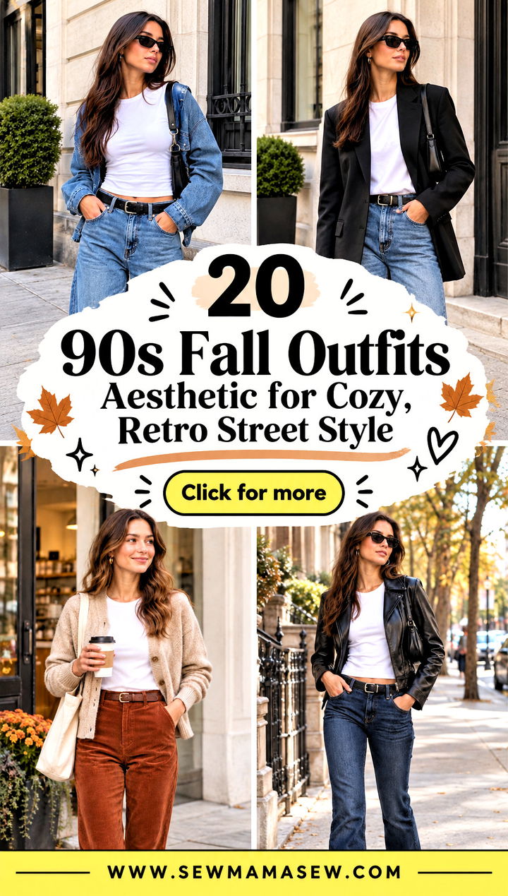 20 90s Fall Outfits Aesthetic for Cozy Retro Street Style - 20 90s Fall Outfits Aesthetic for Cozy, Retro Street Style