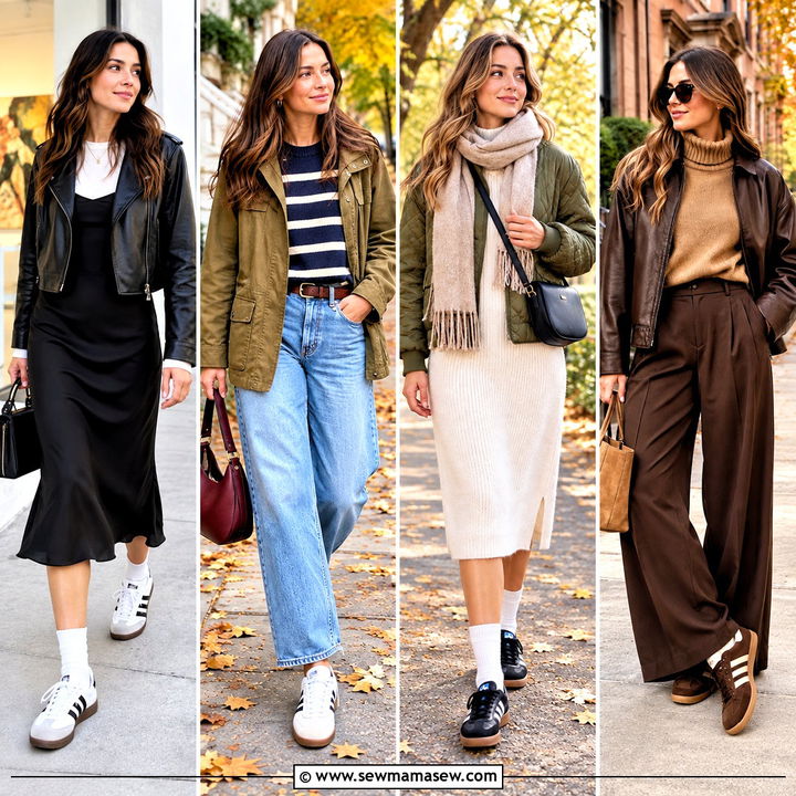 20 Adidas Samba Outfit Autumn Ideas for Cozy City Style
