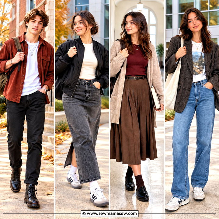 20 Aesthetic Fall Outfits for School You'll Love to Repeat