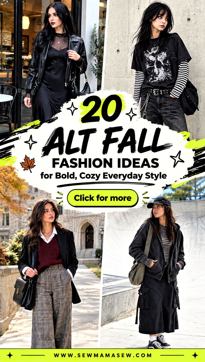 20 Alt Fall Fashion Ideas for Bold Cozy Everyday Style - 20 Alt Fall Fashion Ideas for Bold, Cozy Everyday Style
