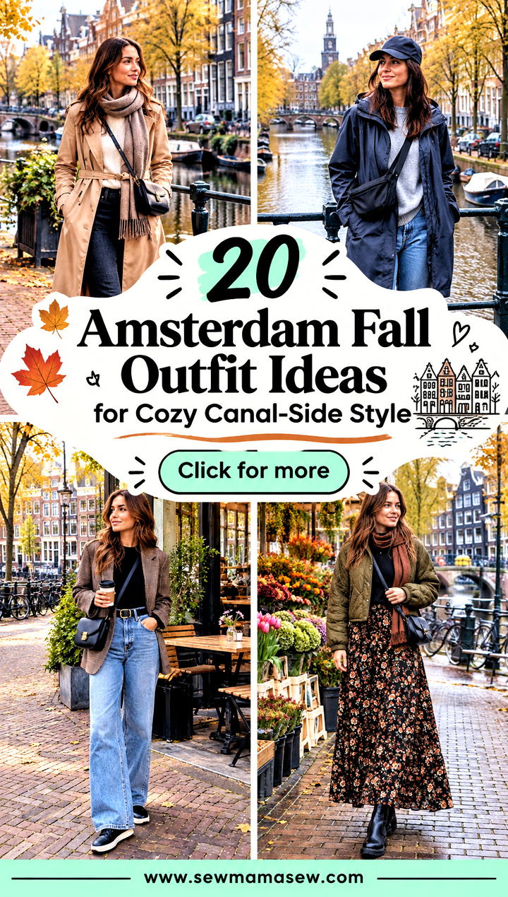 20 Amsterdam Fall Outfit Ideas for Cozy Canal-Side Style - 20 Amsterdam Fall Outfit Ideas for Cozy Canal-Side Style