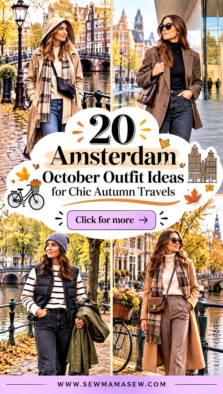 20 Amsterdam October Outfit Ideas for Chic Autumn Travels - 20 Amsterdam October Outfit Ideas for Chic Autumn Travels