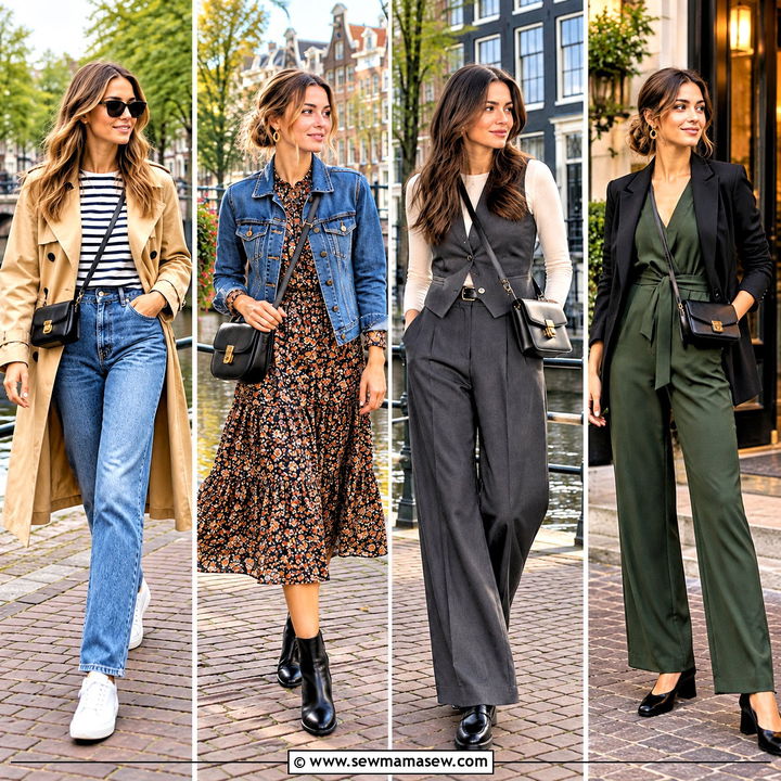 20 Amsterdam September Outfit Ideas for Easy Layered Style