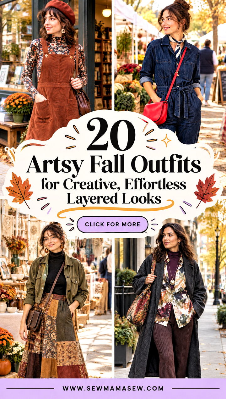 20 Artsy Fall Outfits for Creative Effortless Layered Looks - 20 Artsy Fall Outfits for Creative, Effortless Layered Looks