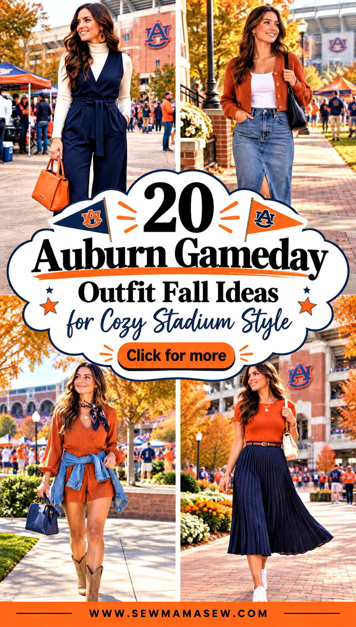 20 Auburn Gameday Outfit Fall Ideas for Cozy Stadium Style - 20 Auburn Gameday Outfit Fall Ideas for Cozy Stadium Style