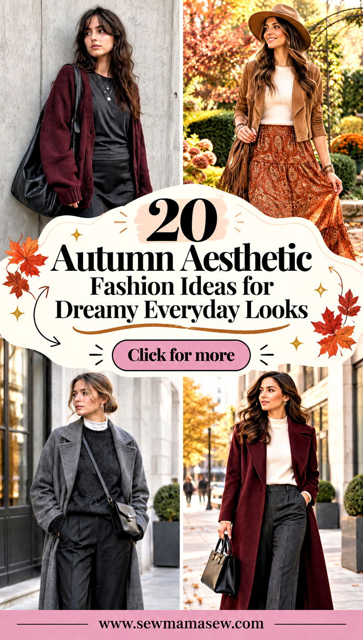 20 Autumn Aesthetic Fashion Ideas for Dreamy Everyday Looks - 20 Autumn Aesthetic Fashion Ideas for Dreamy Everyday Looks