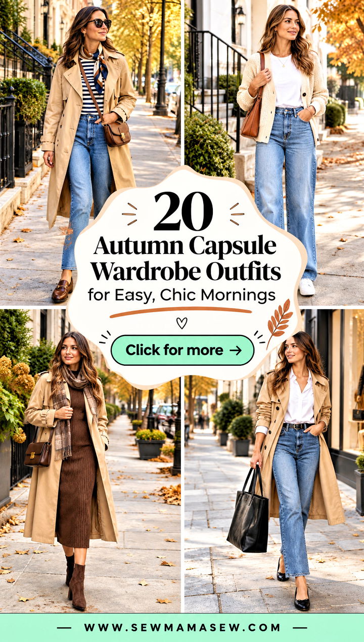 20 Autumn Capsule Wardrobe Outfits for Easy Chic Mornings - 20 Autumn Capsule Wardrobe Outfits for Easy, Chic Mornings