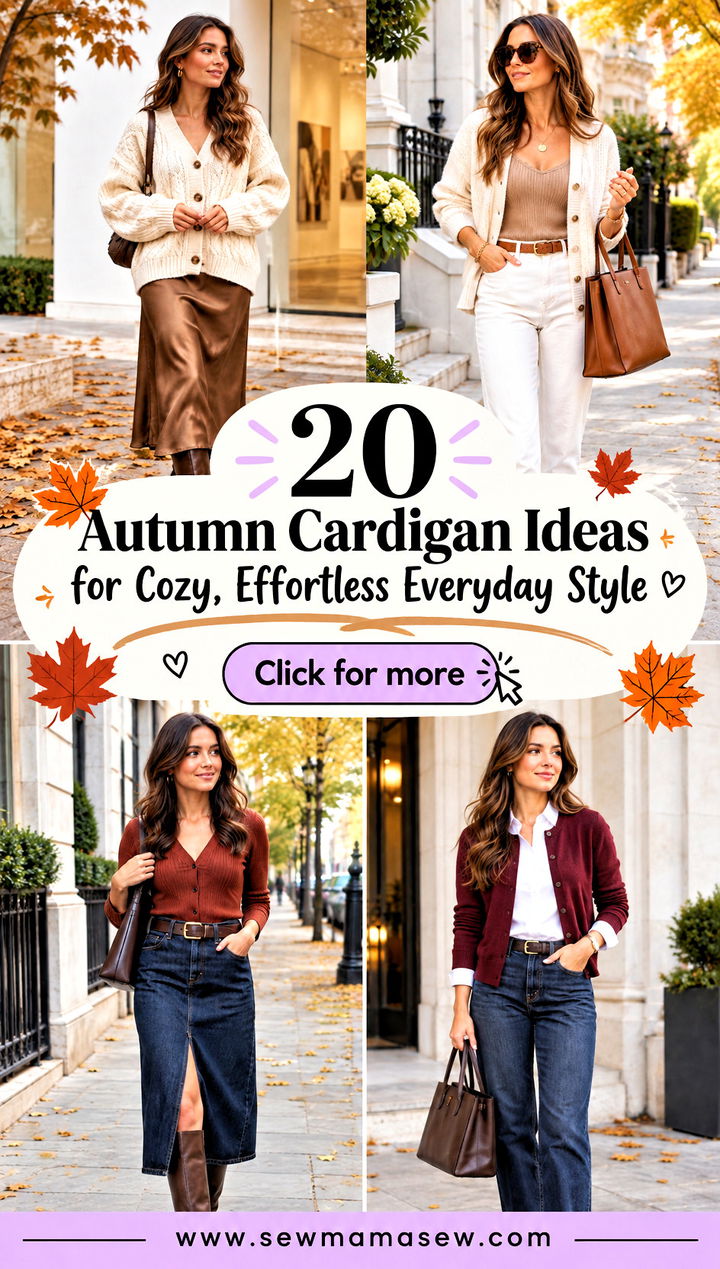 20 Autumn Cardigan Ideas for Cozy Effortless Everyday Style - 20 Autumn Cardigan Ideas for Cozy, Effortless Everyday Style