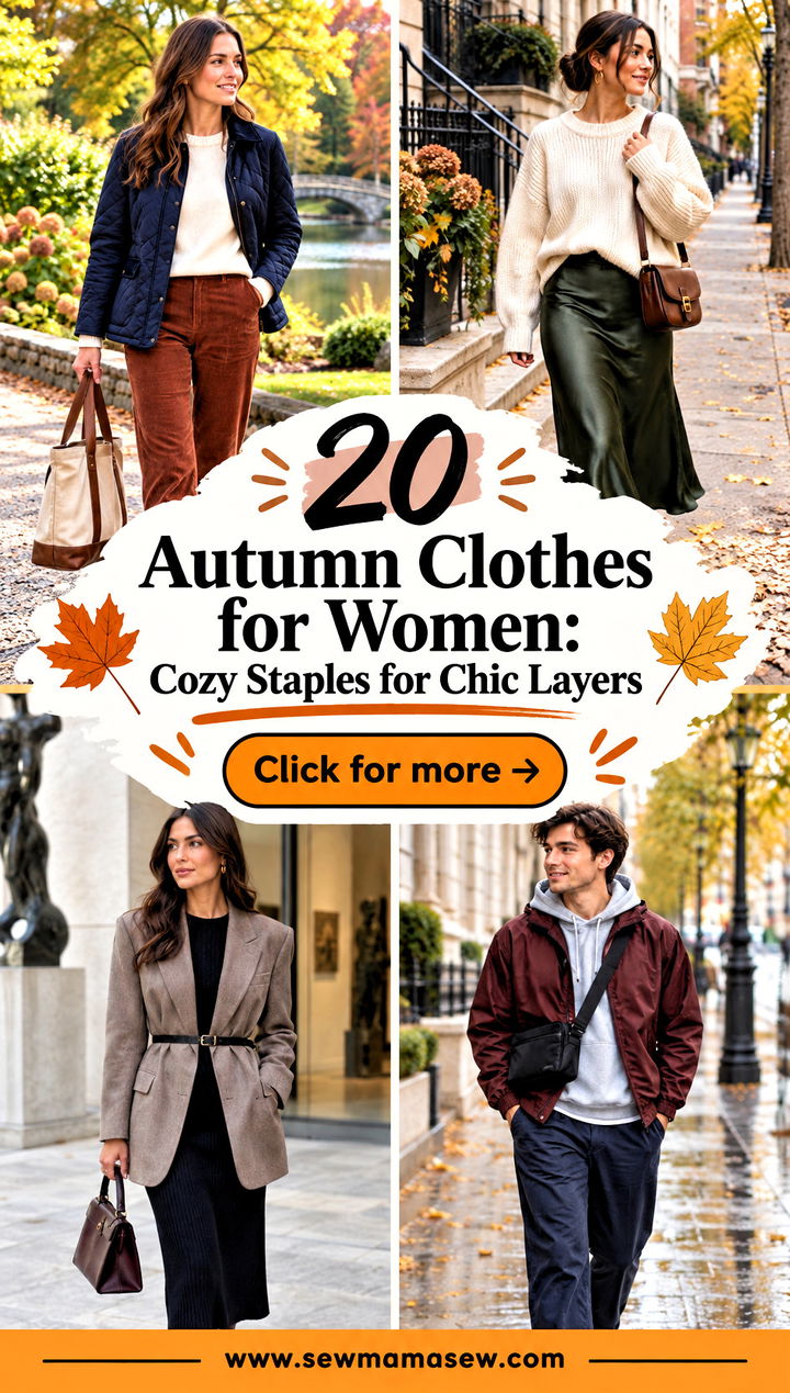 20 Autumn Clothes for Women Cozy Staples for Chic Layers - 20 Autumn Clothes for Women: Cozy Staples for Chic Layers