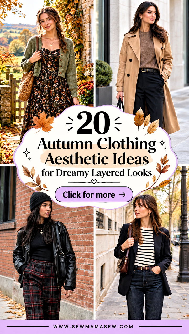 20 Autumn Clothing Aesthetic Ideas for Dreamy Layered Looks - 20 Autumn Clothing Aesthetic Ideas for Dreamy Layered Looks