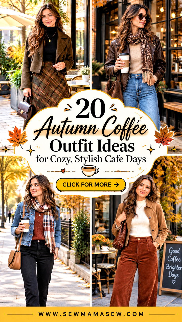 20 Autumn Coffee Outfit Ideas for Cozy Stylish Cafe Days - 20 Autumn Coffee Outfit Ideas for Cozy, Stylish Cafe Days