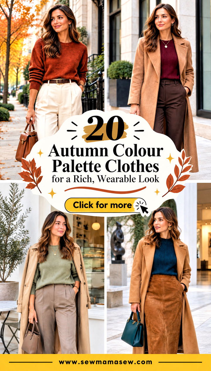 20 Autumn Colour Palette Clothes for a Rich Wearable Look - 20 Autumn Colour Palette Clothes for a Rich, Wearable Look