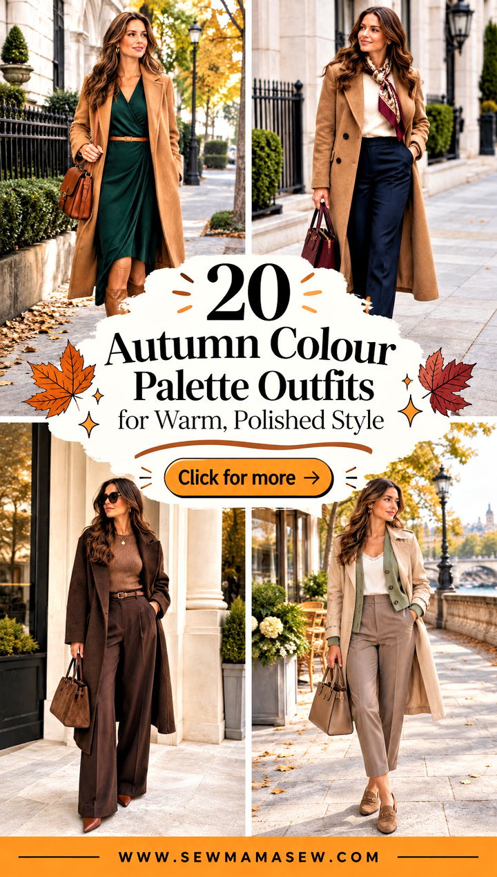 20 Autumn Colour Palette Outfits for Warm Polished Style - 20 Autumn Colour Palette Outfits for Warm, Polished Style