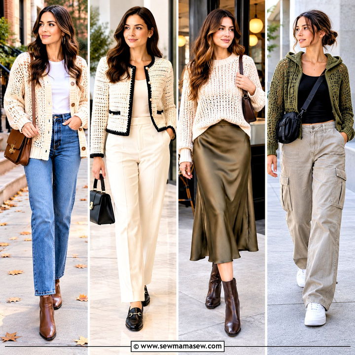20 Autumn Crochet Clothes for Cozy, Texture-Rich Fall Looks