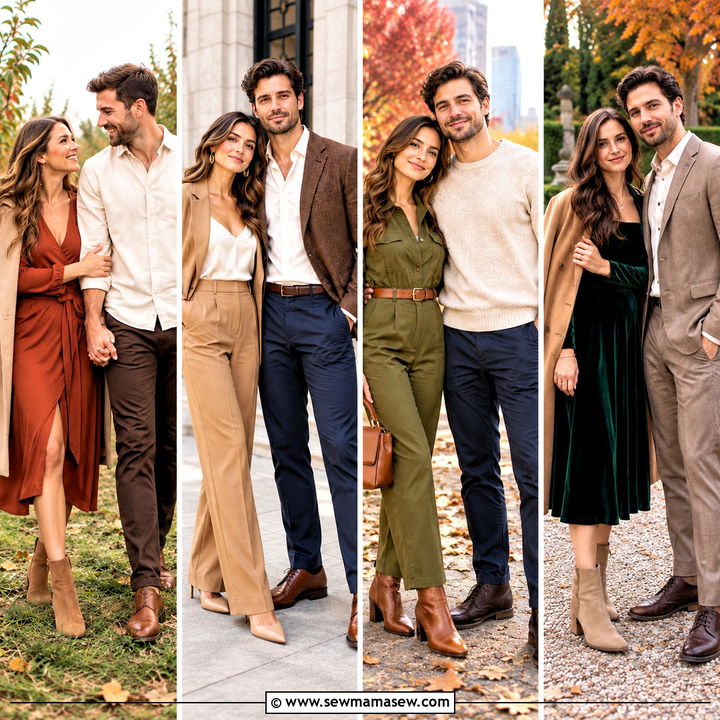 20 Autumn Engagement Photos Outfits for Romantic Moments