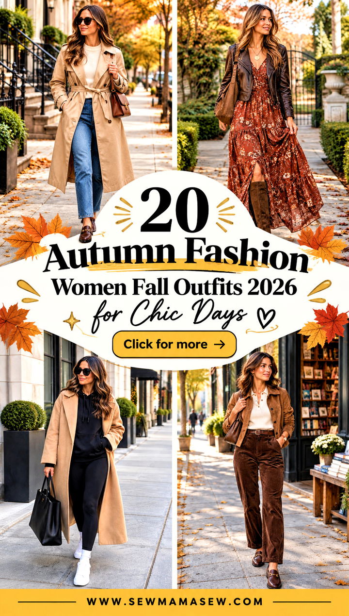 20 Autumn Fashion Women Fall Outfits 2026 for Chic Days - 20 Autumn Fashion Women Fall Outfits 2026 for Chic Days