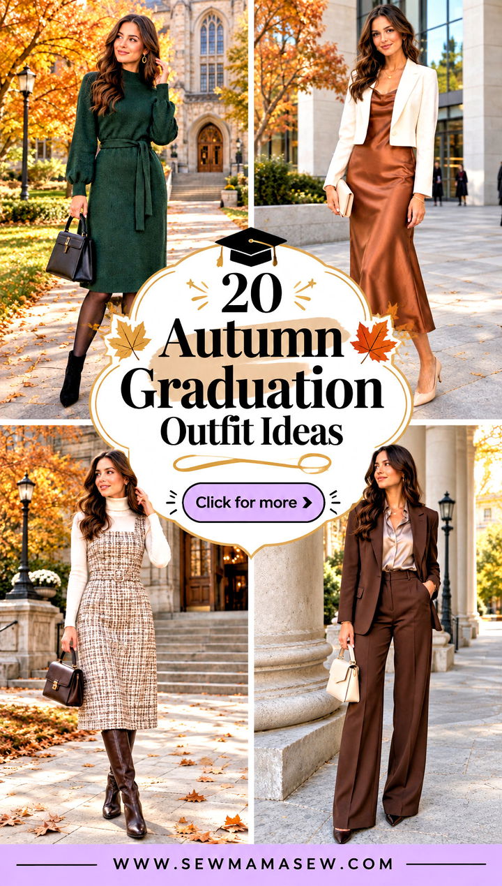 20 Autumn Graduation Outfit Ideas for a Memorable Big Day - 20 Autumn Graduation Outfit Ideas for a Memorable Big Day