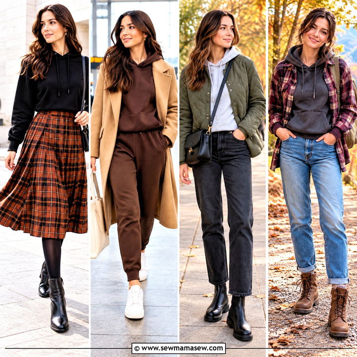 20 Autumn Hoodie Ideas for Cozy, Stylish Weekend Outfits