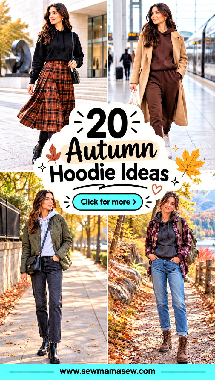 20 Autumn Hoodie Ideas for Cozy Stylish Weekend Outfits - 20 Autumn Hoodie Ideas for Cozy, Stylish Weekend Outfits