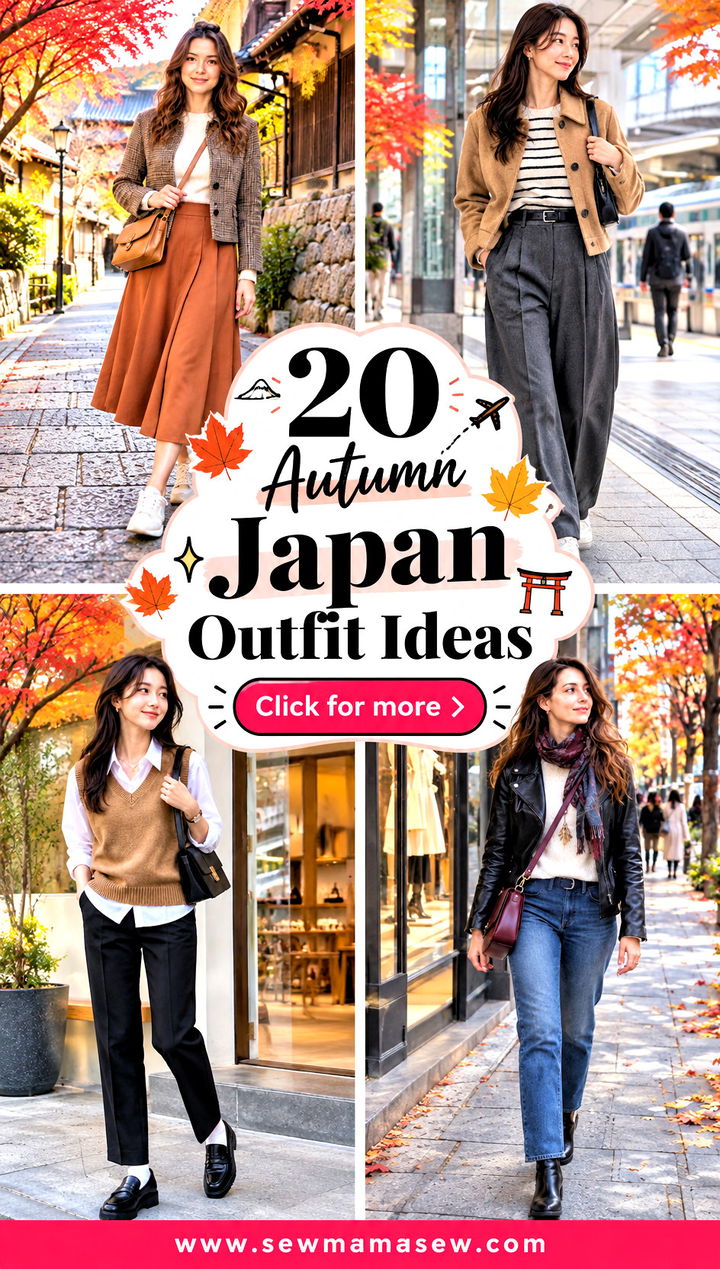 20 Autumn Japan Outfit Ideas for Women Who Love Chic Travel - 20 Autumn Japan Outfit Ideas for Women Who Love Chic Travel