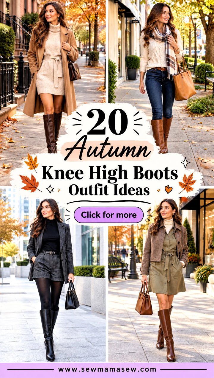 20 Autumn Knee High Boots Outfit Ideas for Chic Fall Days - 20 Autumn Knee High Boots Outfit Ideas for Chic Fall Days