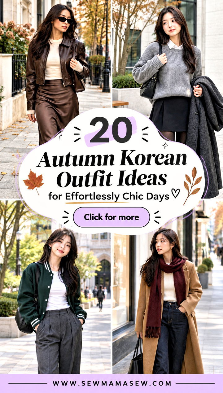 20 Autumn Korean Outfit Ideas for Effortlessly Chic Days - 20 Autumn Korean Outfit Ideas for Effortlessly Chic Days