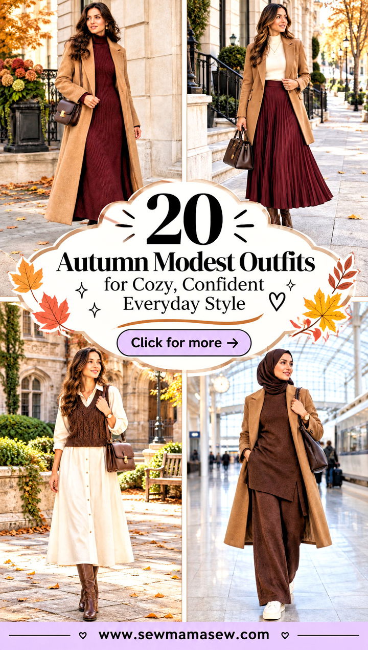 20 Autumn Modest Outfits for Cozy Confident Everyday Style - 20 Autumn Modest Outfits for Cozy, Confident Everyday Style