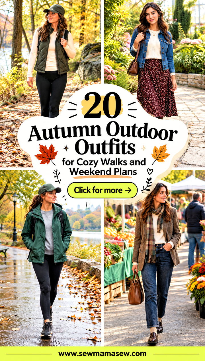 20 Autumn Outdoor Outfits for Cozy Walks and Weekend Plans - 20 Autumn Outdoor Outfits for Cozy Walks and Weekend Plans