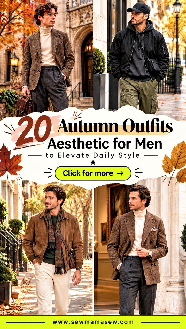 20 Autumn Outfits Aesthetic for Men to Elevate Daily Style - 20 Autumn Outfits Aesthetic for Men to Elevate Daily Style