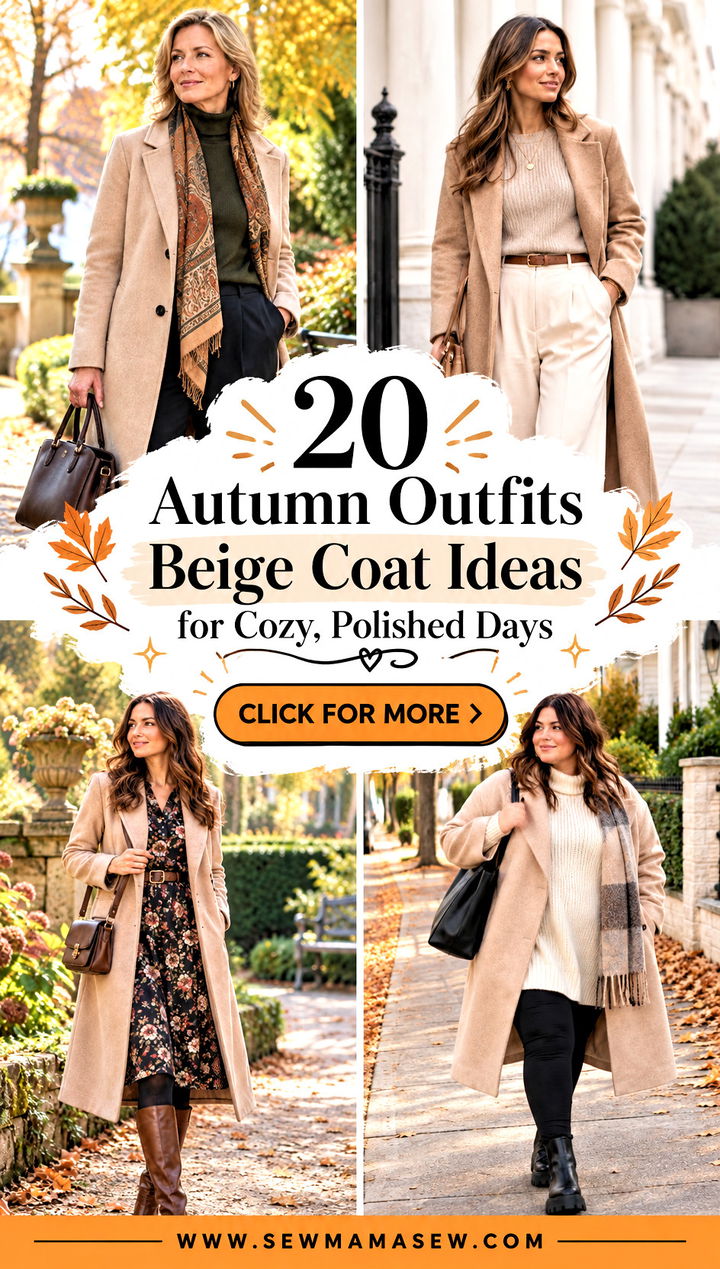 20 Autumn Outfits Beige Coat Ideas for Cozy Polished Days - 20 Autumn Outfits Beige Coat Ideas for Cozy, Polished Days