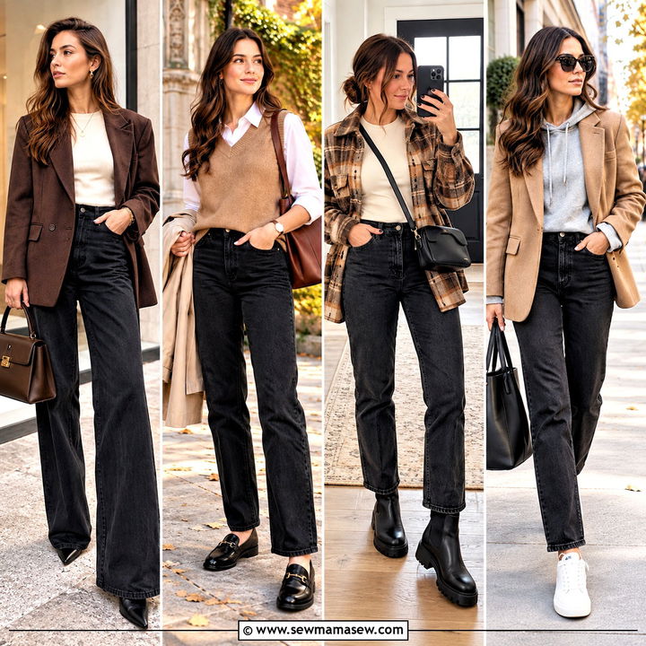 20 Autumn Outfits Black Jeans Ideas for Chic Everyday Looks