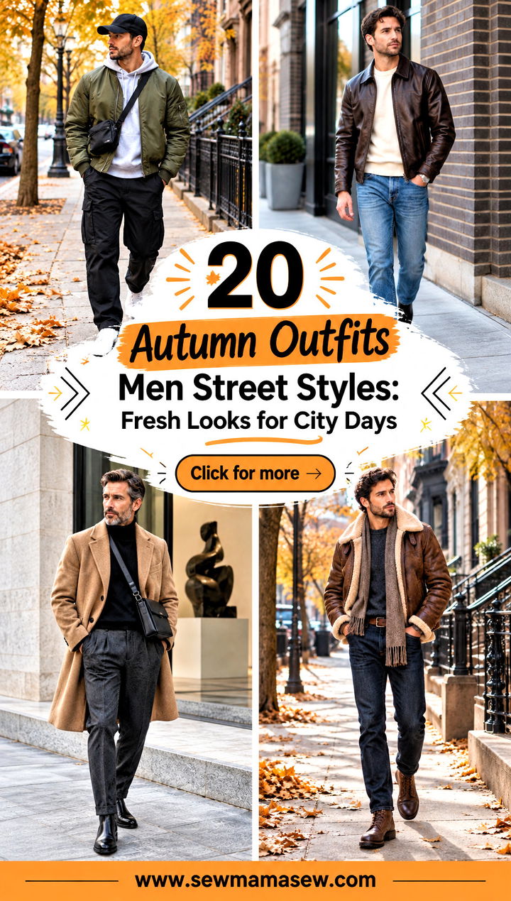 20 Autumn Outfits Men Street Styles Fresh Looks for City Days - 20 Autumn Outfits Men Street Styles: Fresh Looks for City Days
