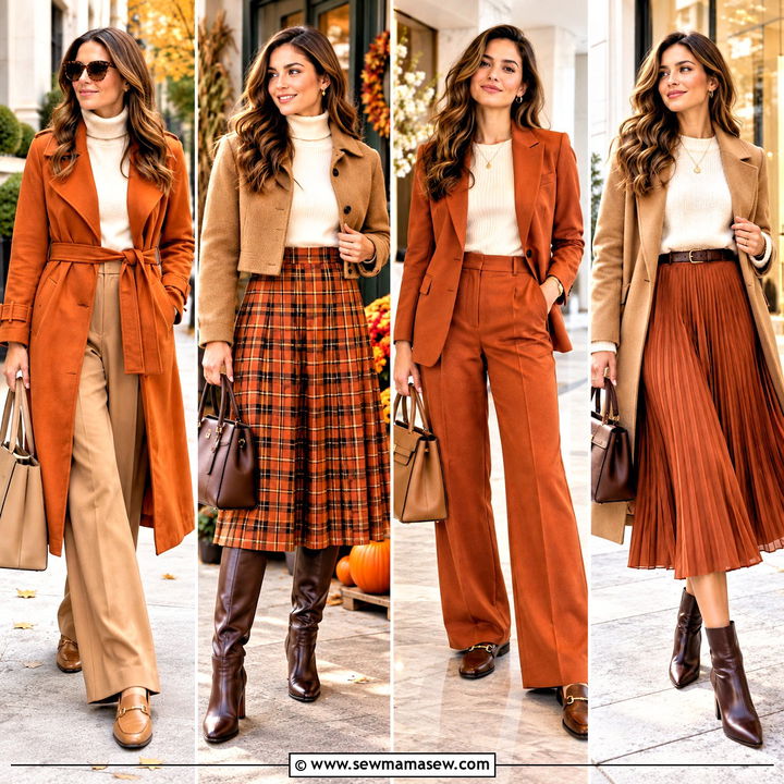 20 Autumn Outfits Orange: Warm Color Ideas for Everyday Style