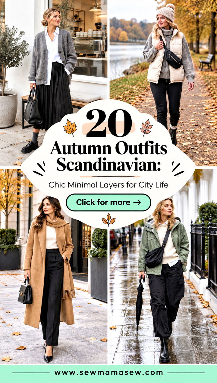 20 Autumn Outfits Scandinavian Chic Minimal Layers for City Life - 20 Autumn Outfits Scandinavian: Chic Minimal Layers for City Life