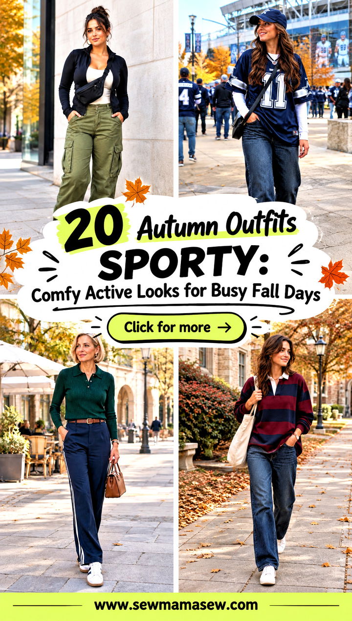 20 Autumn Outfits Sporty Comfy Active Looks for Busy Fall Days - 20 Autumn Outfits Sporty: Comfy Active Looks for Busy Fall Days