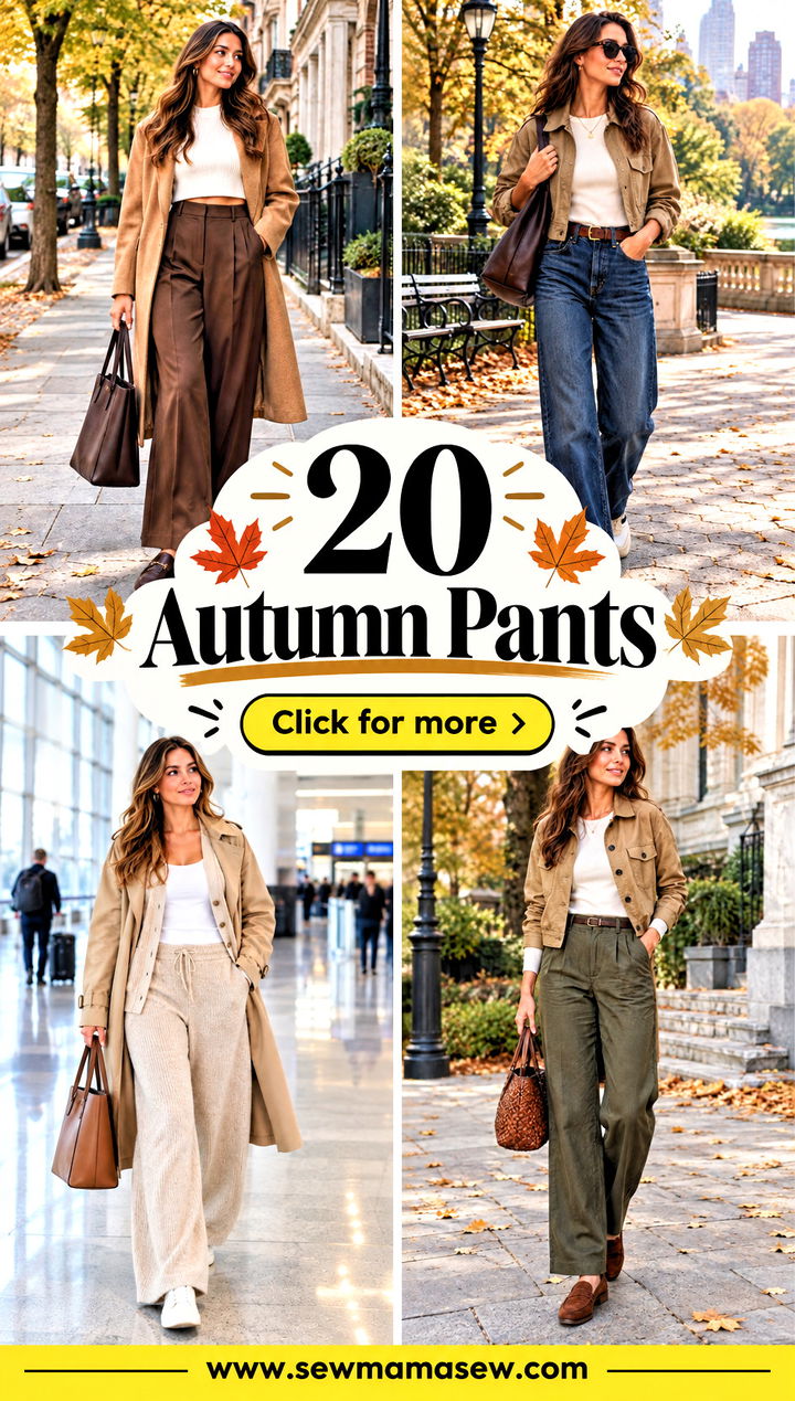 20 Autumn Pants for Effortlessly Chic Everyday Fall Looks - 20 Autumn Pants for Effortlessly Chic Everyday Fall Looks